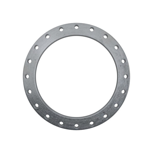 Flanges, HDG, Sort, EN 1092-1, Løsflange, T:02, PN10, A, DN500, 508,0, S235JR, 1.0038, ISO