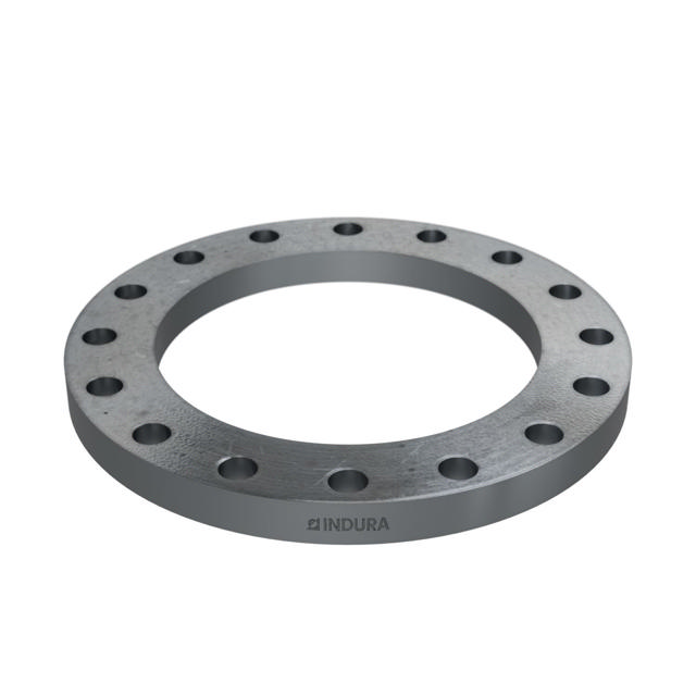 Flanges, HDG, Sort, EN 1092-1, Løsflange, T:02, PN25, A, DN300, 323,9, S235JR, 1.0038, ISO