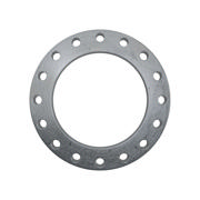 Flanges, HDG, Sort, EN 1092-1, Løsflange, T:02, PN25, A, DN300, 323,9, S235JR, 1.0038, ISO