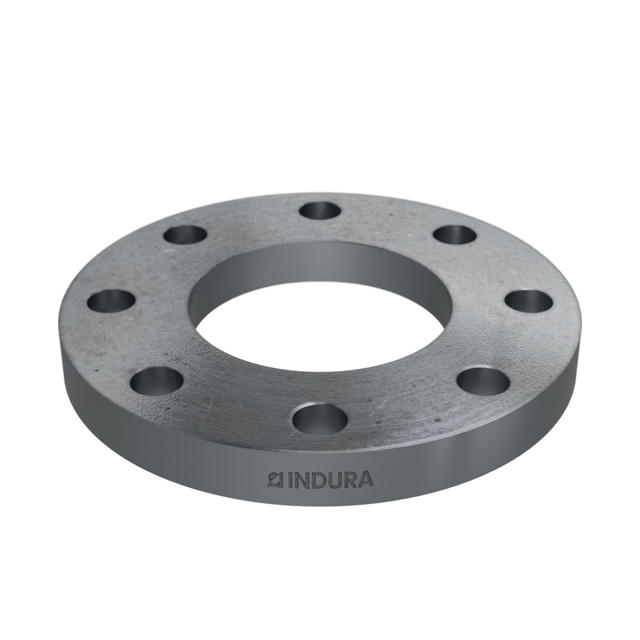Flanges, HDG, Sort, EN 1092-1, Løsflange, T:02, PN25-40, A, DN100, 114,3, S235JR, 1.0038, ISO
