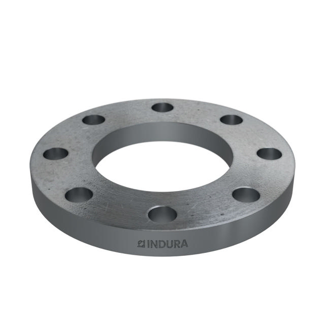 Flanges, HDG, Sort, EN 1092-1, Løsflange, T:02, PN25-40, A, DN125, 139,7, S235JR, 1.0038, ISO