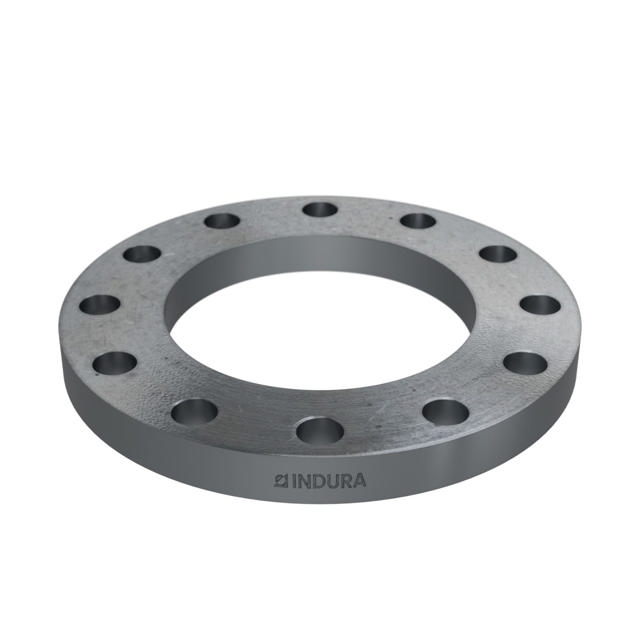 Flanges, HDG, Carbon, EN 1092-1, Loose plate flange, T:02, PN40, A, DN200, 219,1, S235JR, 1.0038, ISO