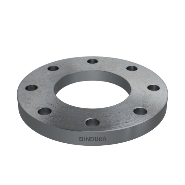 Flanges, HDG, Sort, EN 1092-1, Løsflange, T:02, PN10-16, A, DN100, 108,0, P280GH, 1.0426, MET
