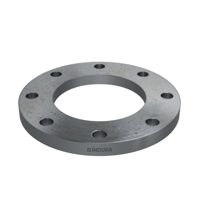 Flanges, HDG, Sort, EN 1092-1, Løsflange, T:02, PN10-16, A, DN150, 159,0, P280GH, 1.0426, MET