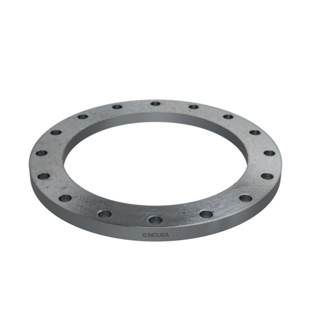 Flanges, HDG, Sort, EN 1092-1, Løsflange, T:02, PN10, A, DN400, 406,4, P280GH, 1.0426, ISO