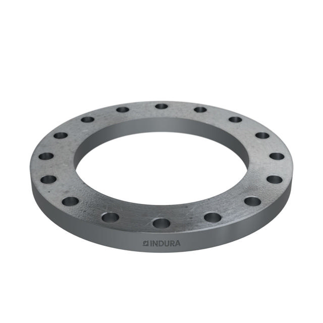 Flanges, HDG, Sort, EN 1092-1, Løsflange, T:02, PN25, A, DN400, 406,4, P280GH, 1.0426, ISO