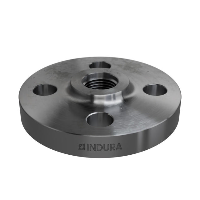 Flanges, Sort, EN 1092-1, Gevindflange, T:13, PN10-40, B1, DN15, 1/2", S235JR, 1.0038, 