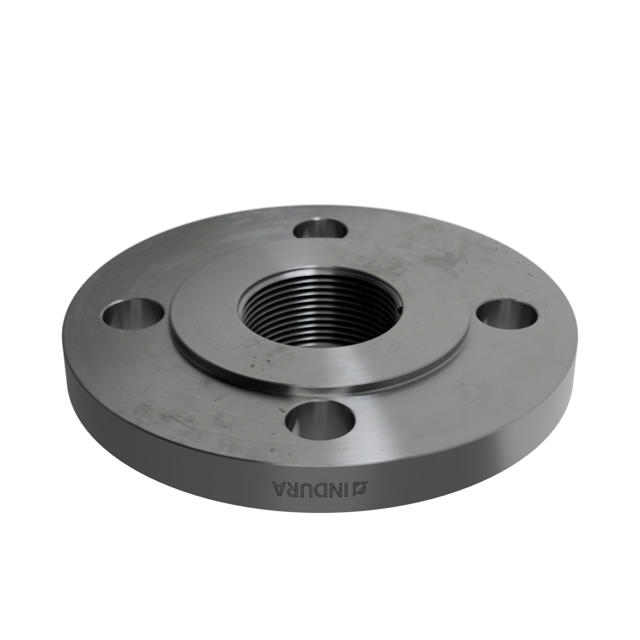 Flanges, Sort, EN 1092-1, Gevindflange, T:13, PN10-40, B1, DN40, 1 1/2", S235JR, 1.0038, 
