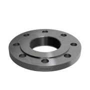 Flanges, Sort, EN 1092-1, Gevindflange, T:13, PN10-16, B1, DN80, 3", S235JR, 1.0038, 