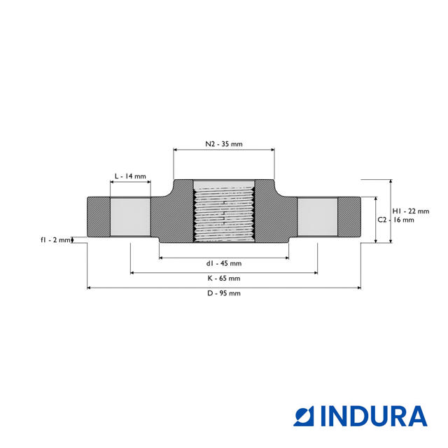 Kołnierz gwintowany