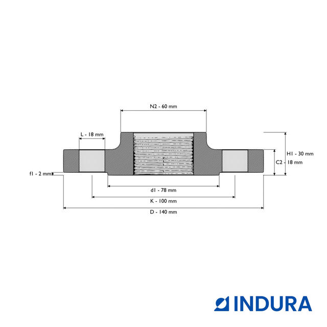 Kołnierz gwintowany