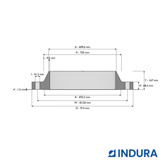 Welding neck Flansch