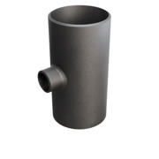 Butt-Weld Fitting, Kohlenstoffstahl, EN10253-2, T:A, T-Stück, 88,9/33,7, P235GH-TC1, 1.0345