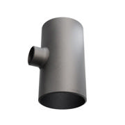 Butt-Weld Fitting, Kohlenstoffstahl, EN10253-2, T:A, T-Stück, 114,3/48,3, P235GH-TC1, 1.0345