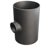 Butt-Weld Fitting, Kohlenstoffstahl, EN10253-2, T:A, T-Stück, 406,4/168,3, P235GH-TC1, 1.0345