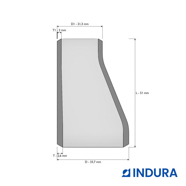 Exzentrische Reduzierung