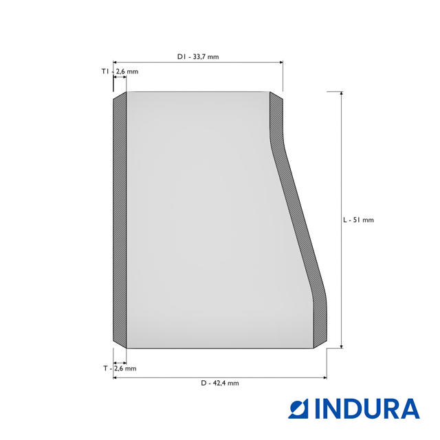 Exzentrische Reduzierung