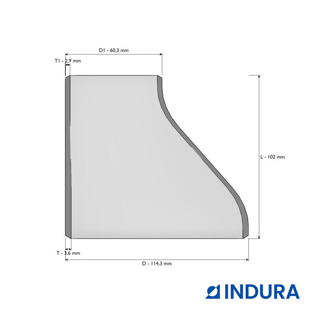Exzentrische Reduzierung