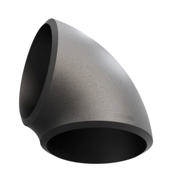 Butt-Weld Fitting, Sort, ASME B16.9, Svejsebøjning, 3 1/2", A-234 WPB