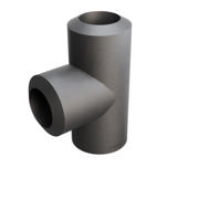 Butt-Weld Fitting, Sort, ASME B16.9, Tee, 1/2"/1/2", A-234 WPB