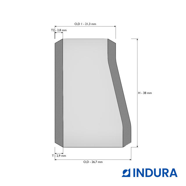 Exzentrische Reduzierung