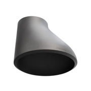 Butt-Weld Fitting, Sort, ASME B16.9, Excentrisk reduktion, 5"/2 1/2", A-234 WPB