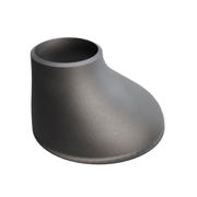 Butt-Weld Fitting, Sort, ASME B16.9, Excentrisk reduktion, 8"/3 1/2", A-234 WPB