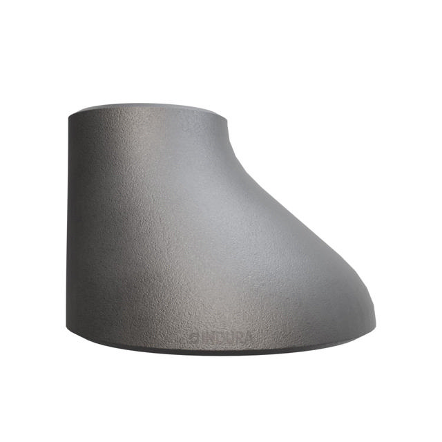 Butt-Weld Fitting, Sort, ASME B16.9, Excentrisk reduktion, 8"/4", A-234 WPB