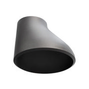 Butt-Weld Fitting, Sort, ASME B16.9, Excentrisk reduktion, 8"/4", A-234 WPB