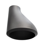 Butt-Weld Fitting, Sort, ASME B16.9, Excentrisk reduktion, 3 1/2"/1 1/4", A-234 WPB