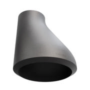 Butt-Weld Fitting, Sort, ASME B16.9, Excentrisk reduktion, 3 1/2"/1 1/2", A-234 WPB