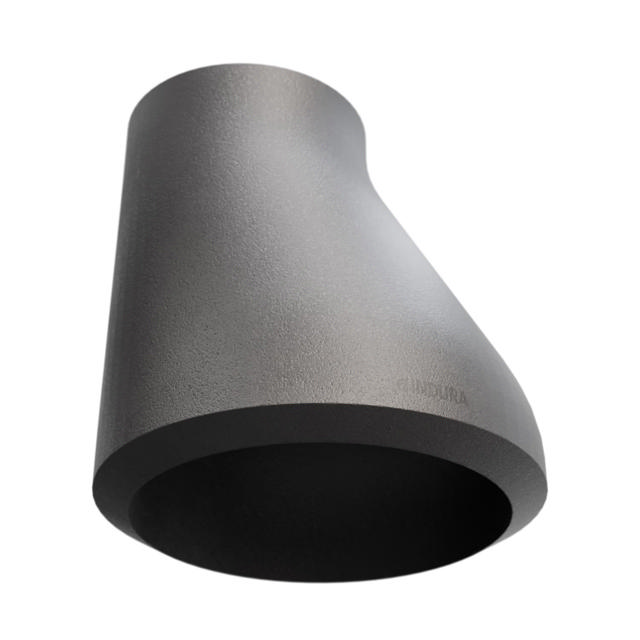 Butt-Weld Fitting, Sort, ASME B16.9, Excentrisk reduktion, 3 1/2"/2", A-234 WPB