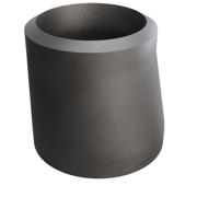 Butt-Weld Fitting, Sort, ASME B16.9, Excentrisk reduktion, 3 1/2"/3", A-234 WPB