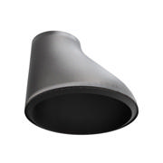 Butt-Weld Fitting, Sort, ASME B16.9, Excentrisk reduktion, 8"/3 1/2", A-234 WPB