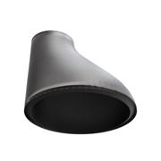 Butt-Weld Fitting, Sort, ASME B16.9, Excentrisk reduktion, 8"/3", A-234 WPB