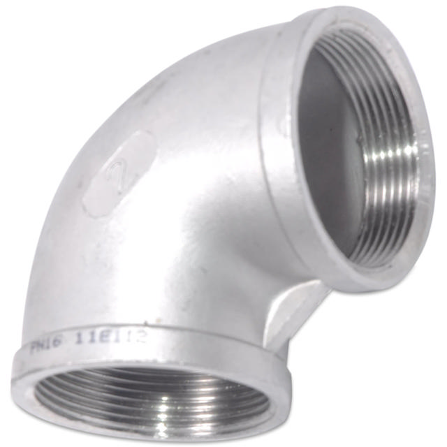 Threaded Fitting, Rustfri, ISO 4144, Vinkel, 1/8", AISI316