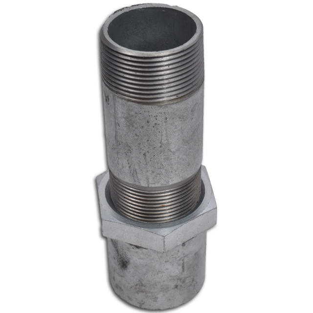 Threaded Fitting, HDG, EN 10241, Nippelrør Langgevind, 3/8"