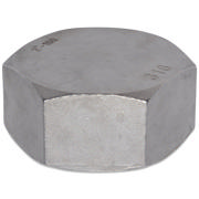 Threaded Fitting, Rustfri, ISO 4144, Slutmuffe, 1", AISI316