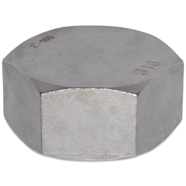 Threaded Fitting, Rustfri, ISO 4144, Slutmuffe, 1/8", AISI316