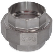 Threaded Fitting, Rustfri, ISO 4144, Svejseunion m/konisk tæt., 2", AISI316