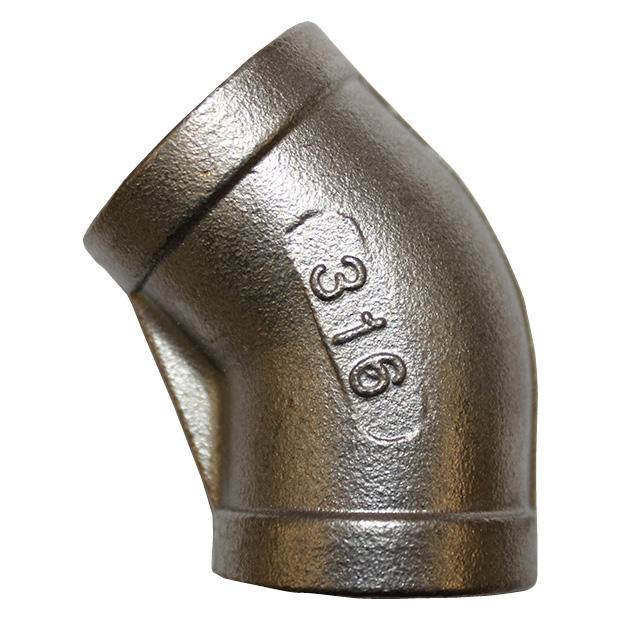 Threaded Fitting, Rustfri, ISO 4144, Vinkel, 1/8", AISI316