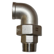 Threaded Fitting, Rustfri, ISO 4144, Vinkelunion, 1", AISI316