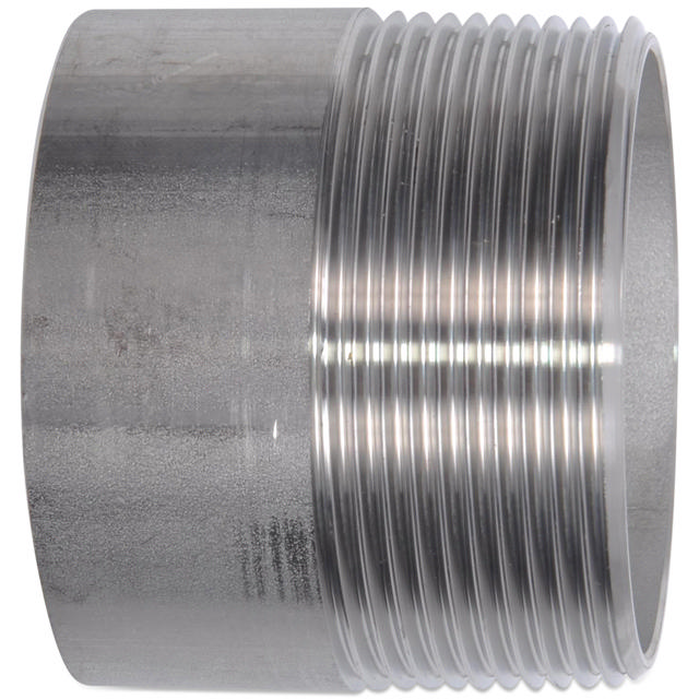 Threaded Fitting, Rustfri, EN 10241, Svejsenippel, 1/8"