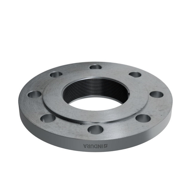 Flanges, HDG, Sort, EN 1092-1, Gevindflange, T:13, PN10-16, B1, DN80, 3", P250GH, 1.0460,