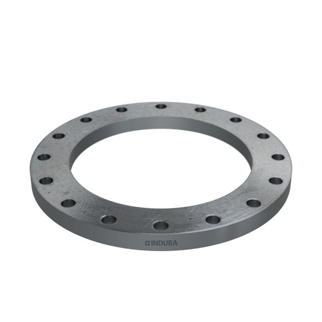 Flanges, HDG, Sort, EN 1092-1, Løsflange, T:02, PN16, A, DN350, 355,6, S235JR, 1.0038, ISO