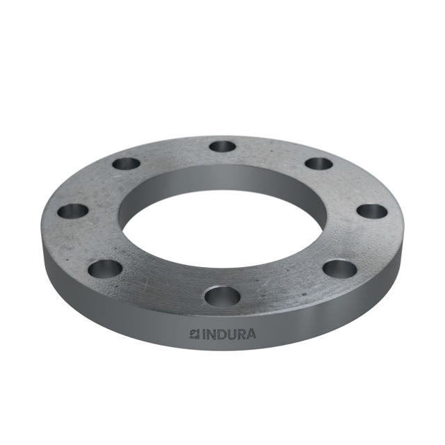 Flanges, HDG, Sort, EN 1092-1, Løsflange, T:02, PN25-40, A, DN150, 168,3, S235JR, 1.0038, ISO