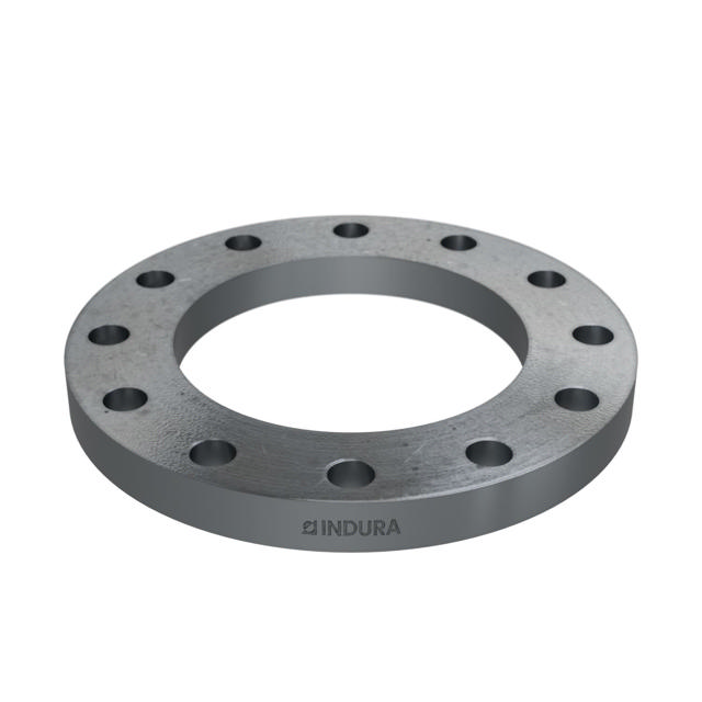 Flanges, HDG, Carbon, EN 1092-1, Loose plate flange, T:02, PN40, A, DN250, 273,0, P280GH, 1.0426, ISO