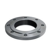 Flanges, HDG, Sort, EN 1092-1, Gevindflange, T:13, PN10-16, B1, DN125, 5", P250GH, 1.0460,