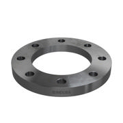 Flanges, Sort, EN 1092-1, Løsflange, T:04, PN10-16, A, DN100, 114,3, P250GH, 1.0460,