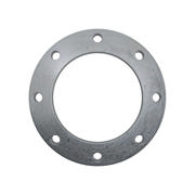 Flanges, HDG, Sort, EN 1092-1, Løsflange, T:02, PN10, A, DN200, 219,1, S235JR, 1.0038, ISO